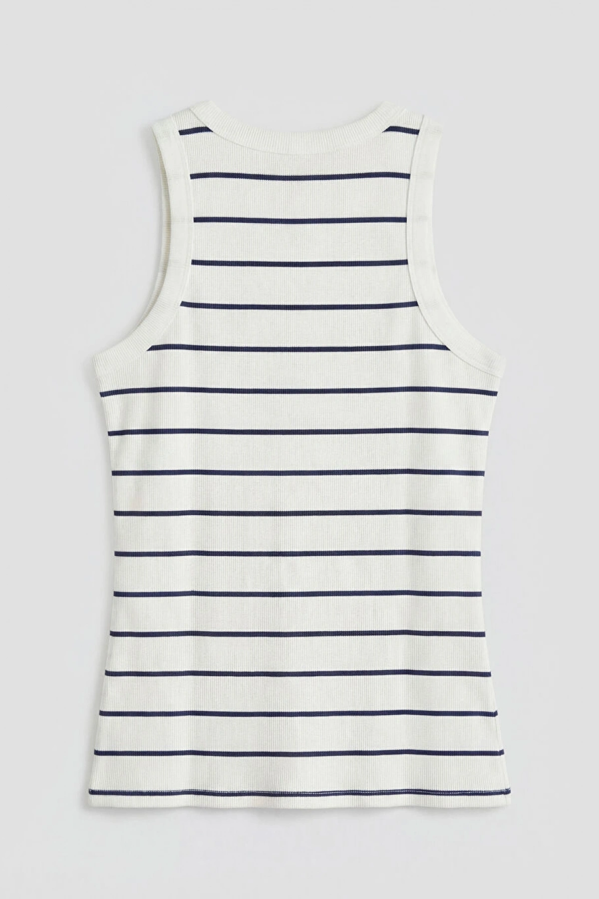 LCW EVERYDAY Lacivert Bisiklet Yaka Çizgili Kadın Atlet