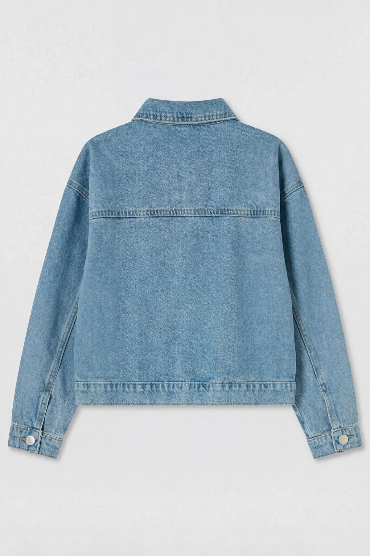 LCW Kids Mavi Taşlı Kız Çocuk Jean Ceket