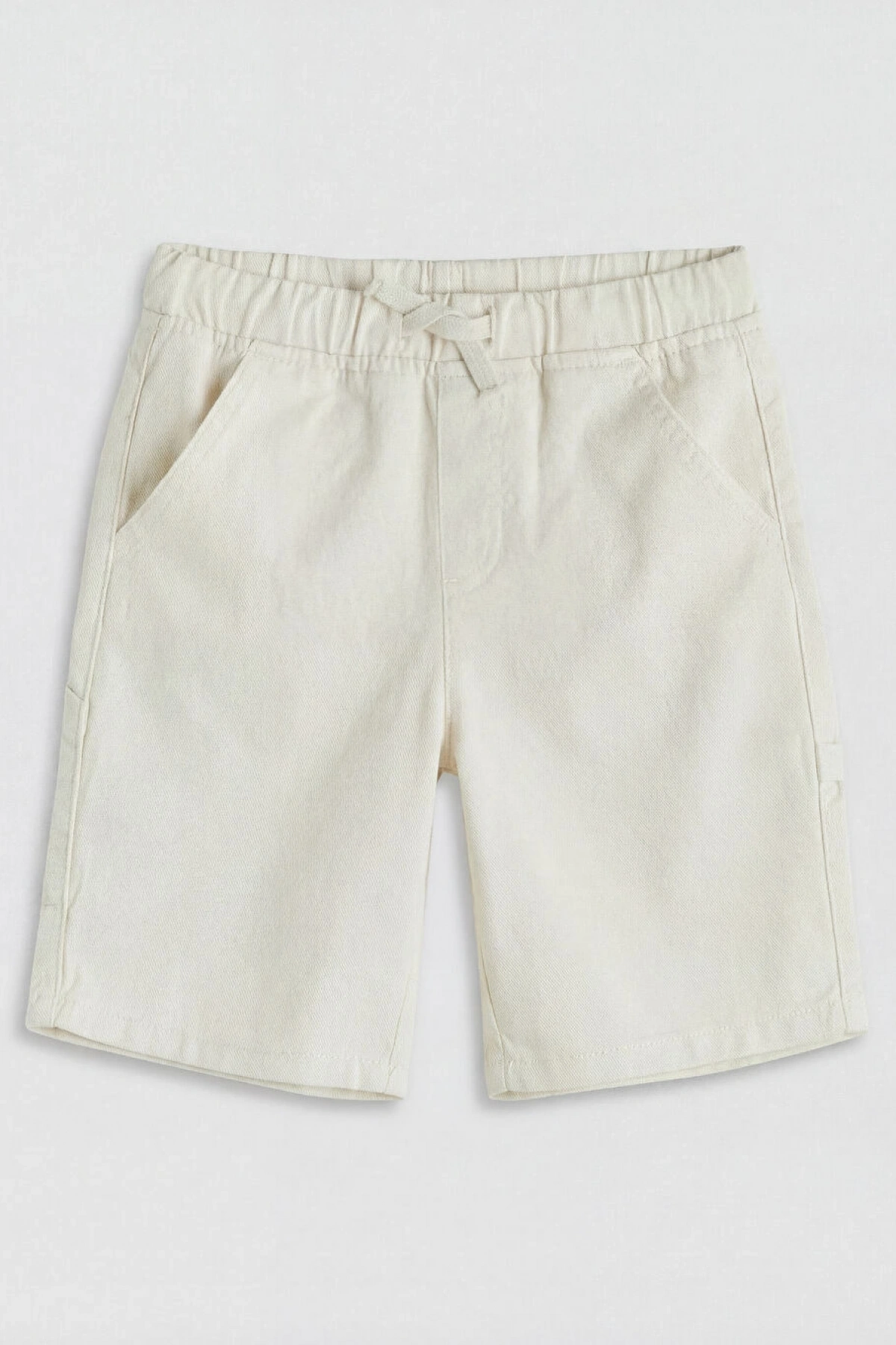 LCW Kids Bej Gabardin Erkek Çocuk Şort