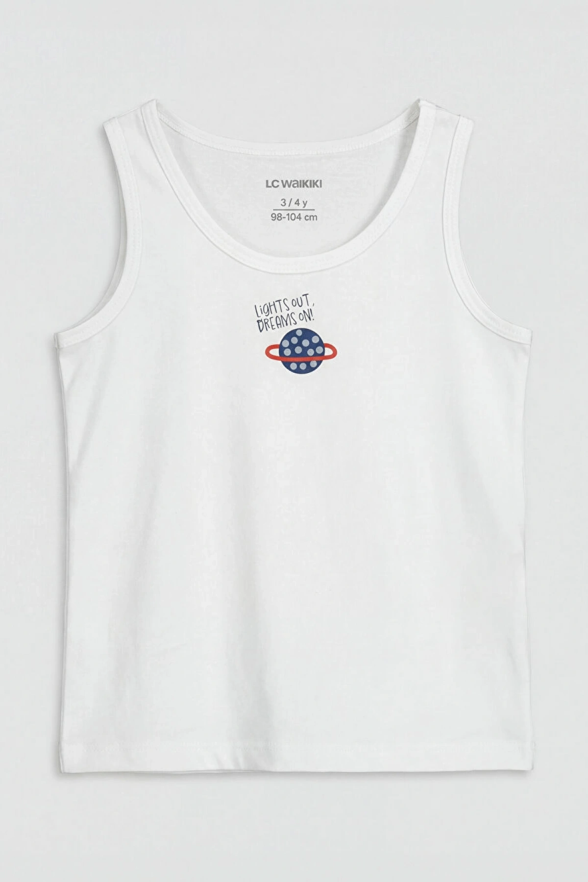 LCW Kids Beyaz Bisiklet Yaka Erkek Çocuk Atlet 2li