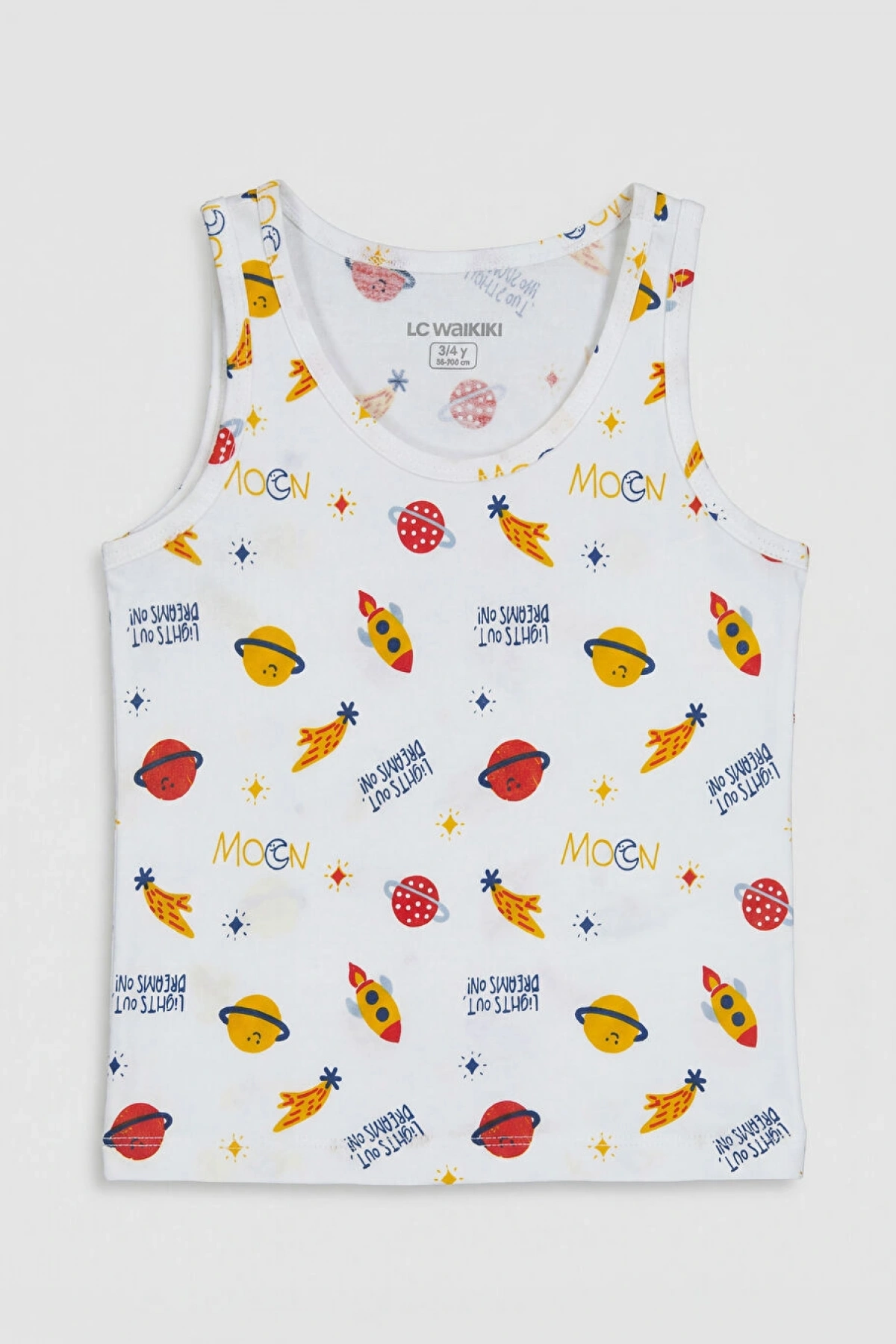 LCW Kids Beyaz Bisiklet Yaka Erkek Çocuk Atlet 2li