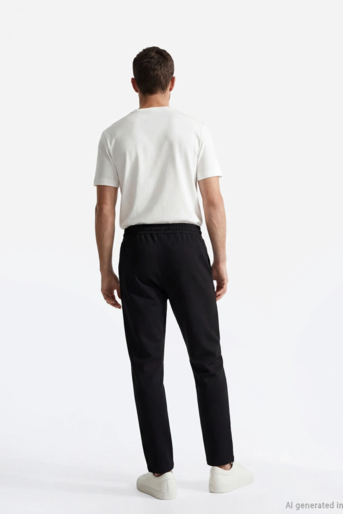 LCWAIKIKI Classic Siyah Rahat Kalıp Erkek Eşofman Altı