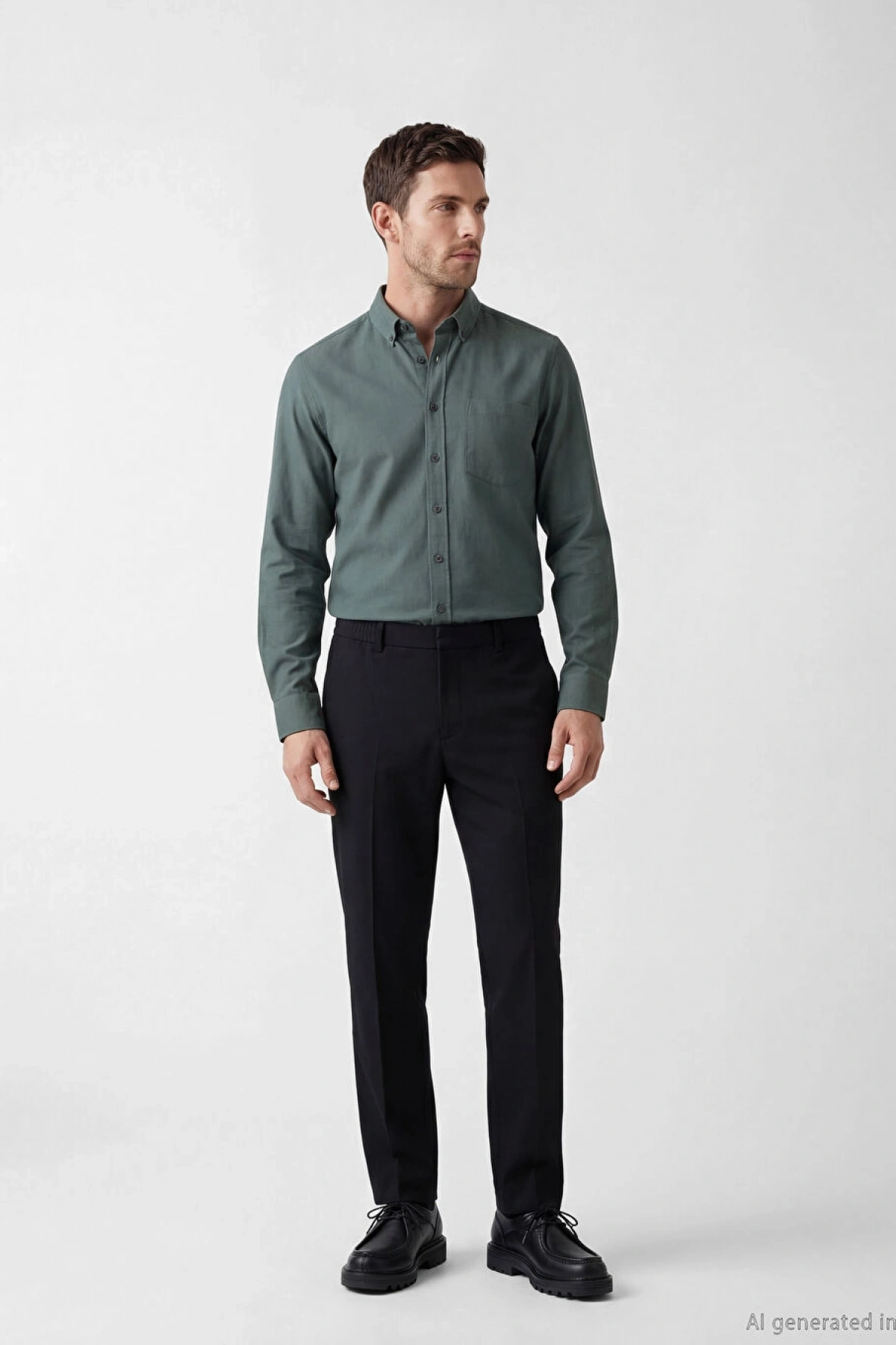 LCWAIKIKI Classic Gri Regular Fit Erkek Gömlek