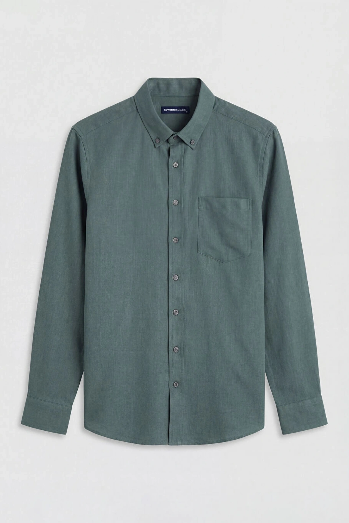 LCWAIKIKI Classic Gri Regular Fit Erkek Gömlek
