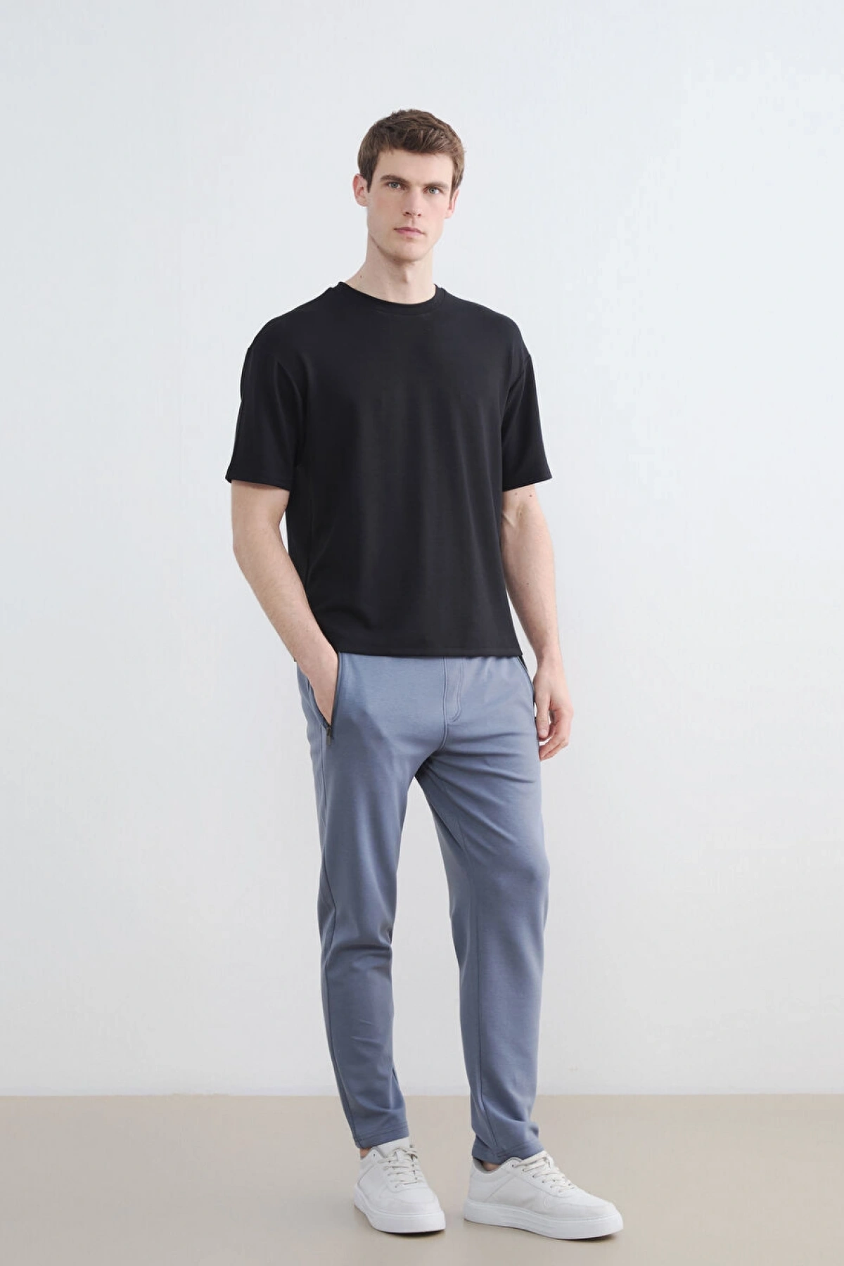 LCWAIKIKI Classic Mavi Rahat Kalıp Erkek Eşofman Altı