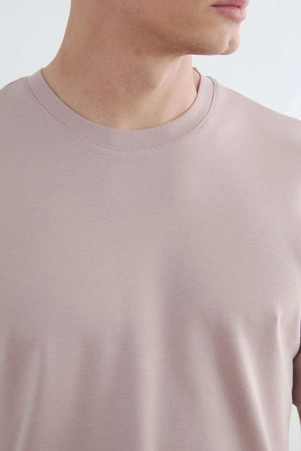 LCW Vision Pembe Bisiklet Yaka Erkek Tişört