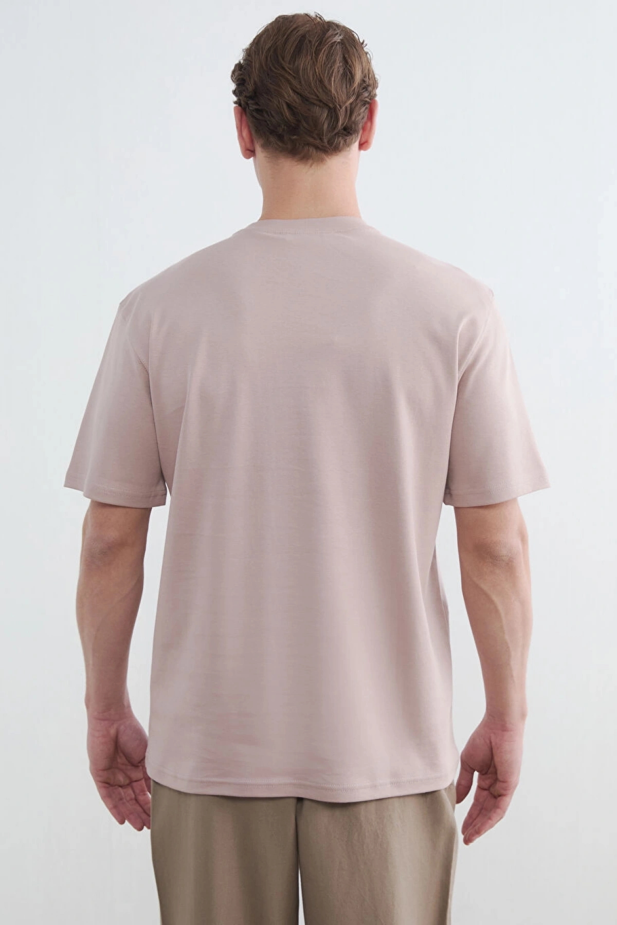 LCW Vision Pembe Bisiklet Yaka Erkek Tişört