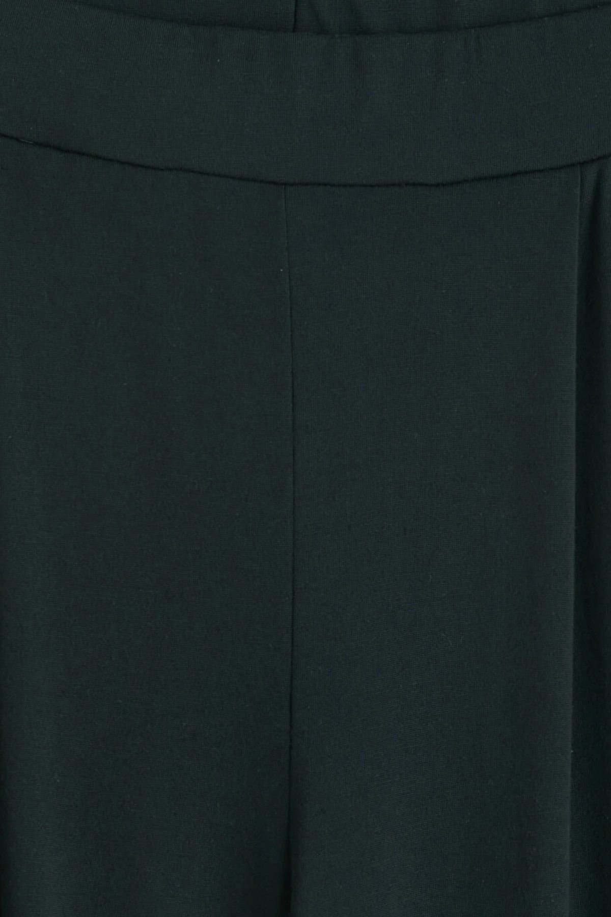 LC WAIKIKI Siyah Beli Lastikli Geniş Paça Kadın Pantolon