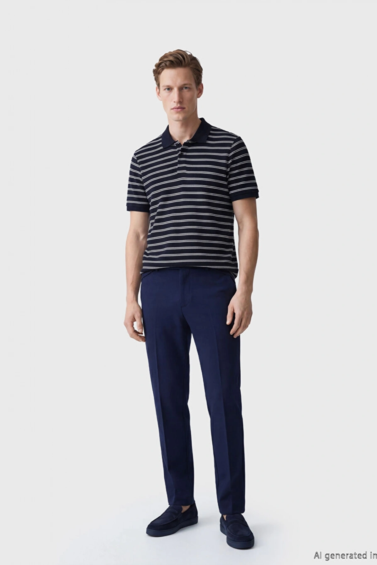 SOUTHBLUE Lacivert Polo Yaka Erkek Tişört