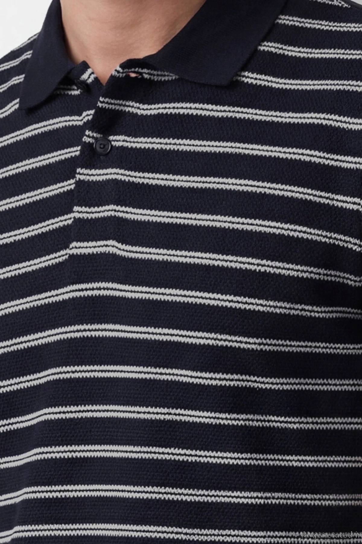 SOUTHBLUE Lacivert Polo Yaka Erkek Tişört