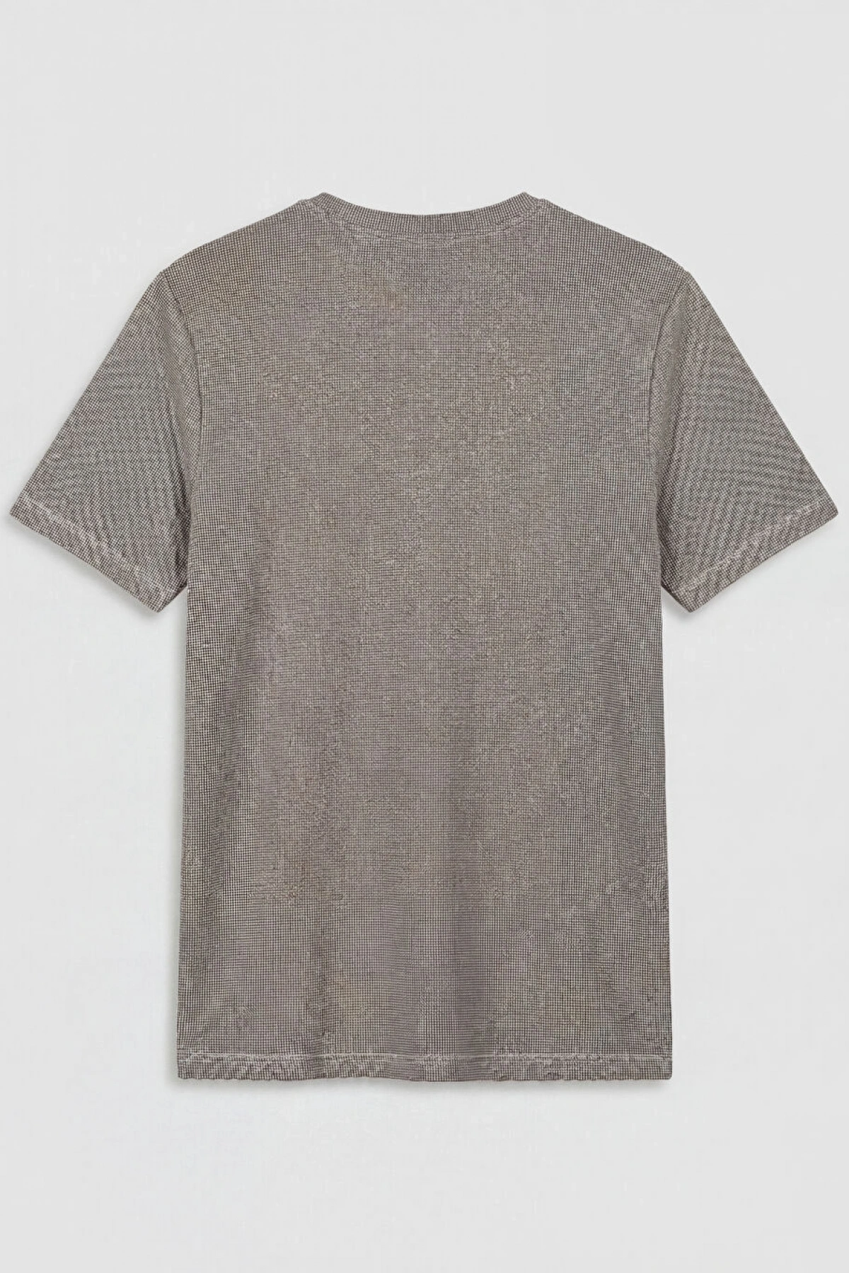 LCWAIKIKI Classic Kahverengi Bisiklet Yaka Erkek Tişört