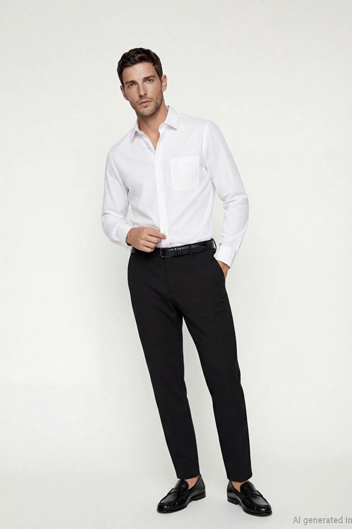 LCW BUSINESS Beyaz Regular Fit Erkek Gömlek