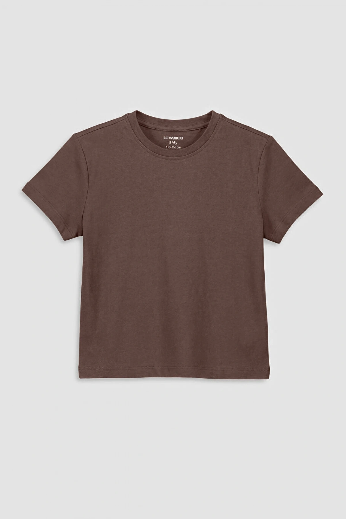 LC WAIKIKI Bej Bisiklet Yaka Erkek Çocuk Tişört 2li