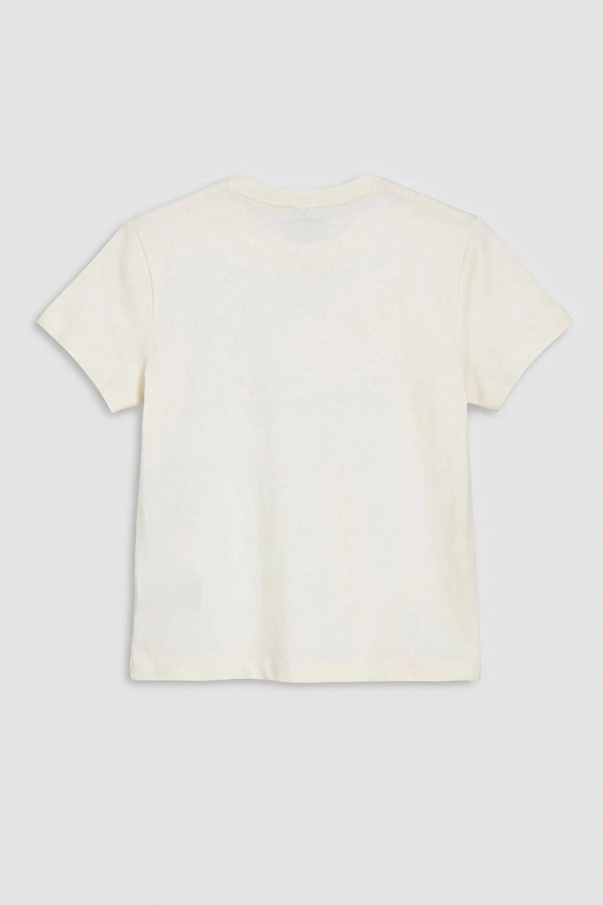 LC WAIKIKI Bej Bisiklet Yaka Erkek Çocuk Tişört 2li