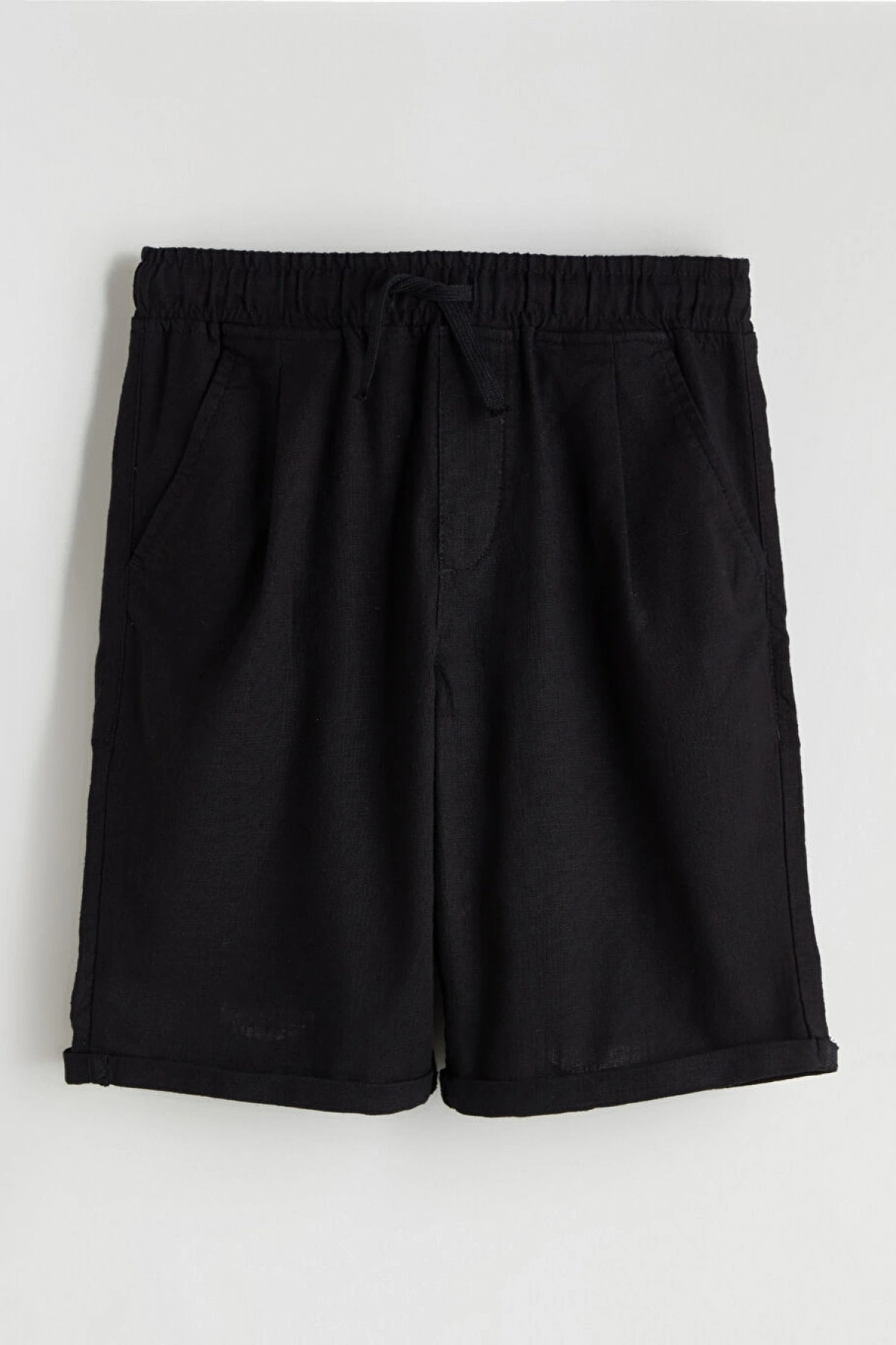 LCW Kids Siyah Beli Lastikli Basic Erkek Çocuk Şort