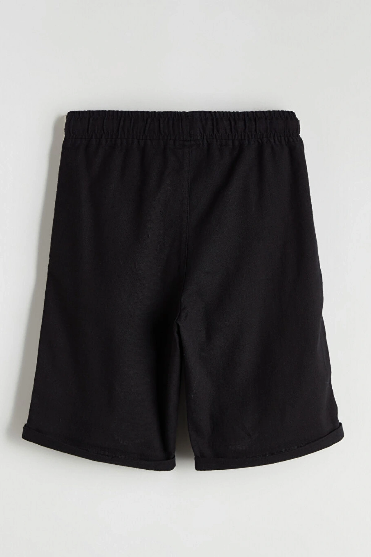 LCW Kids Siyah Beli Lastikli Basic Erkek Çocuk Şort