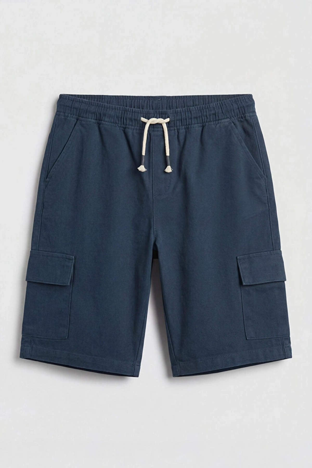 LCW Kids Indigo Erkek Çocuk Gabardin Kargo Şort