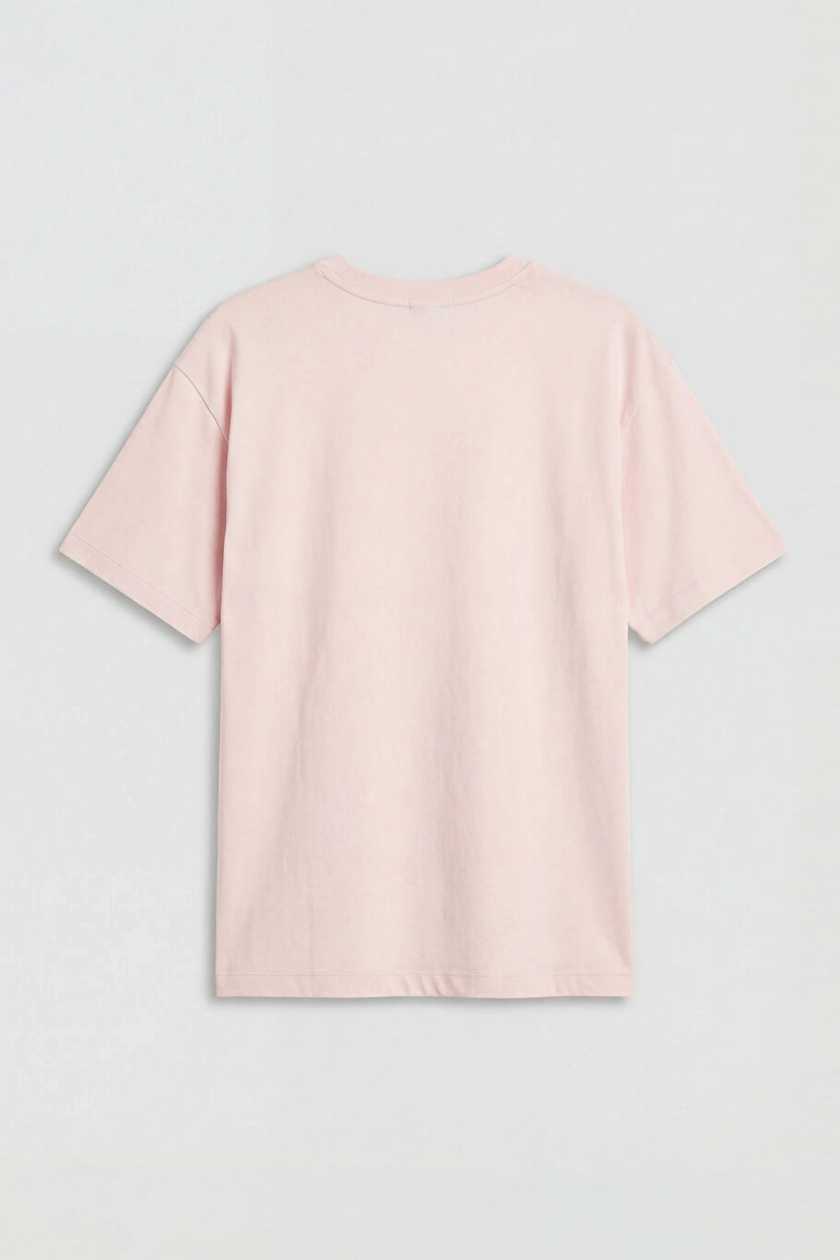 LCW Kids Pembe Bisiklet Yaka Baskılı Kız Çocuk Tişört