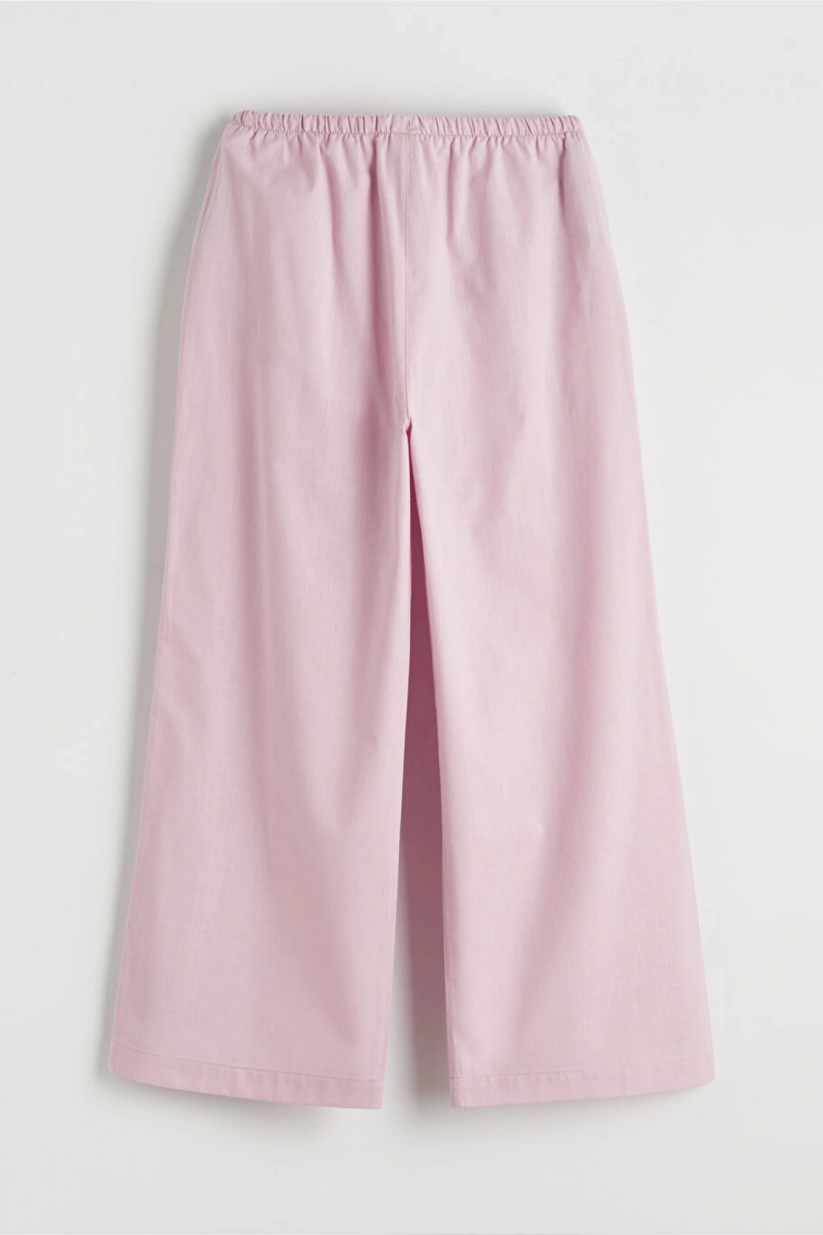 LCW Girls Studio Lila Beli Lastikli Kız Çocuk Poplin Pantolon