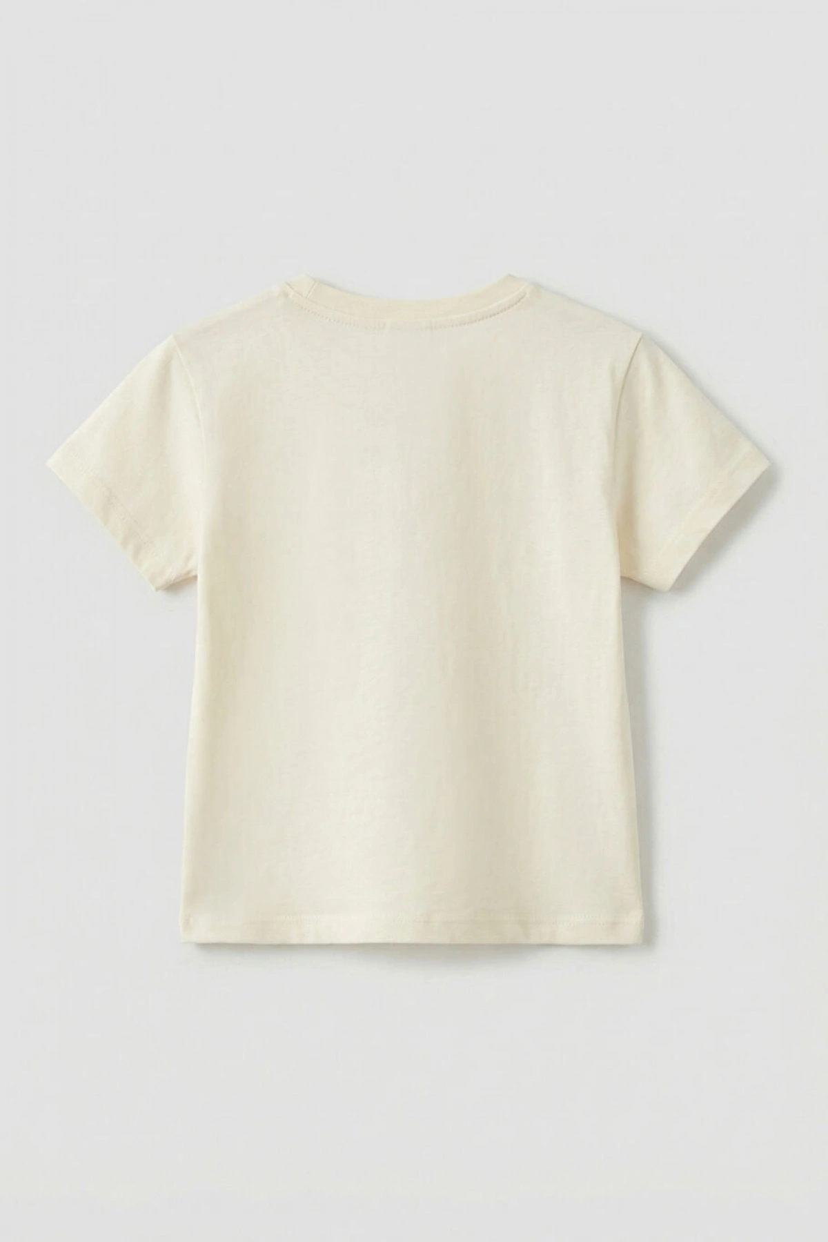 LCW baby Ekru Erkek Bebek Baskılı Tişört Ve Şort