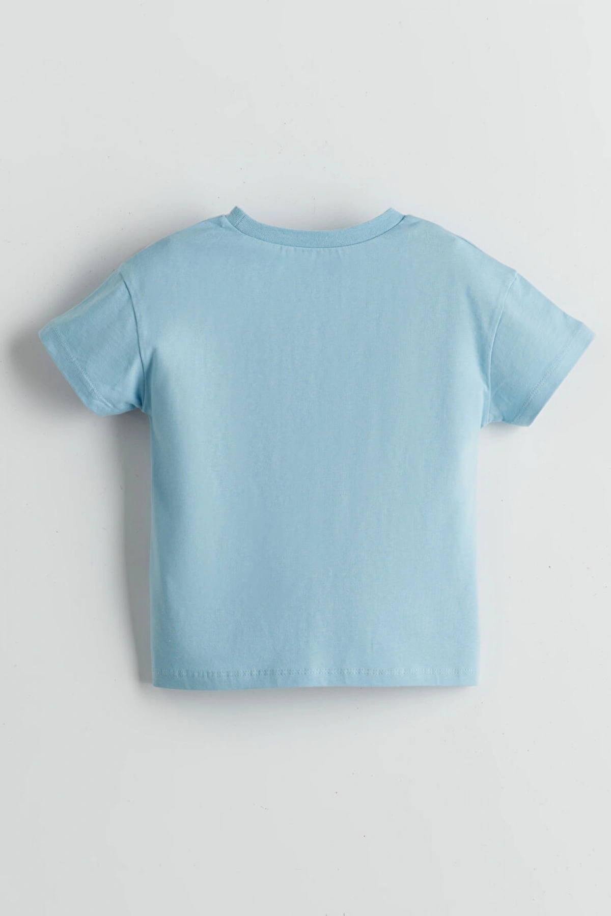LCW baby Mavi Basic Erkek Bebek Tişört Ve Şort 2li