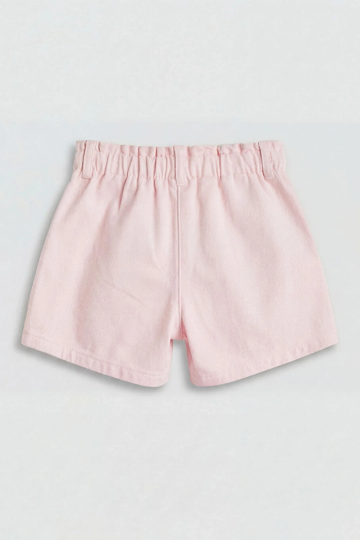 LCW Kids Pembe Taş Işlemeli Kız Çocuk Gabardin Şort