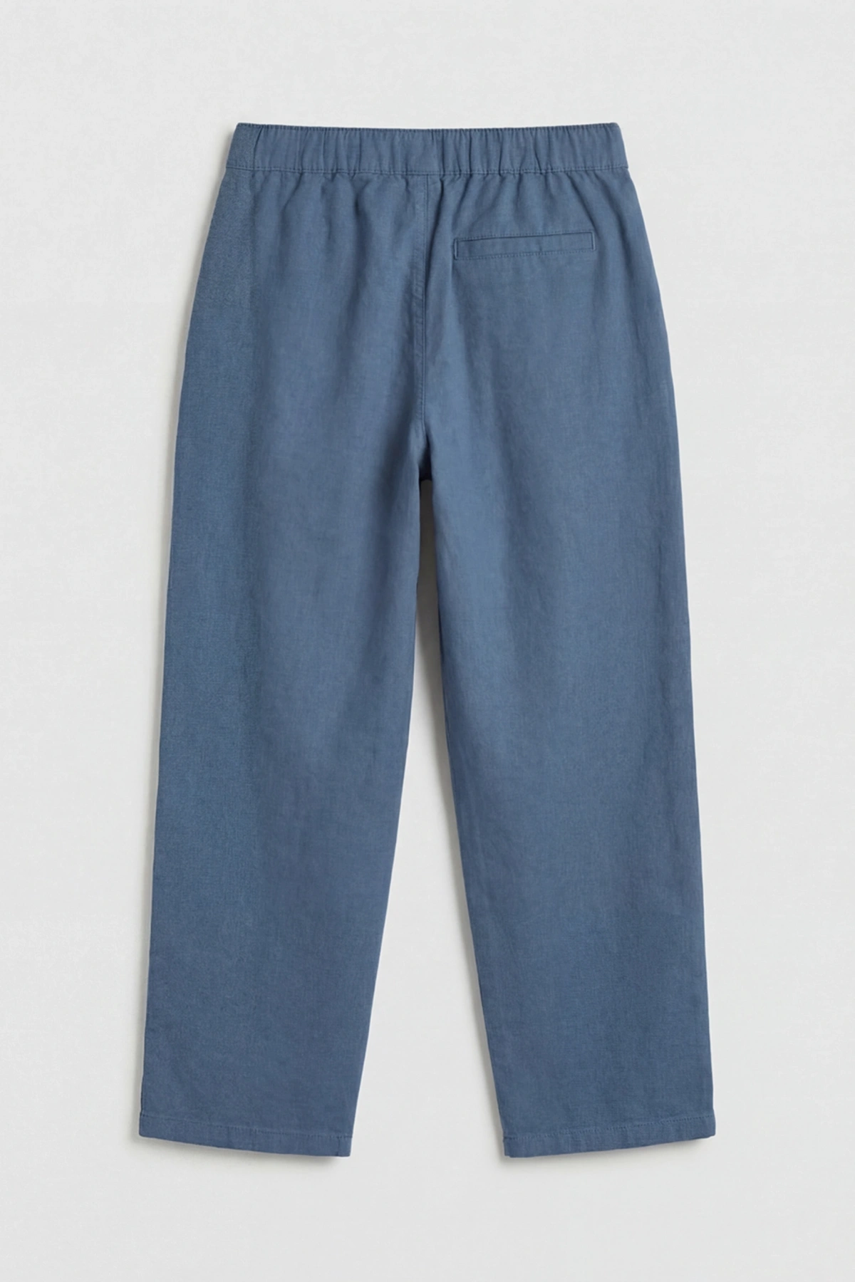 LCW Kids Indigo Keten Karışımlı Pileli Erkek Çocuk Pantolon