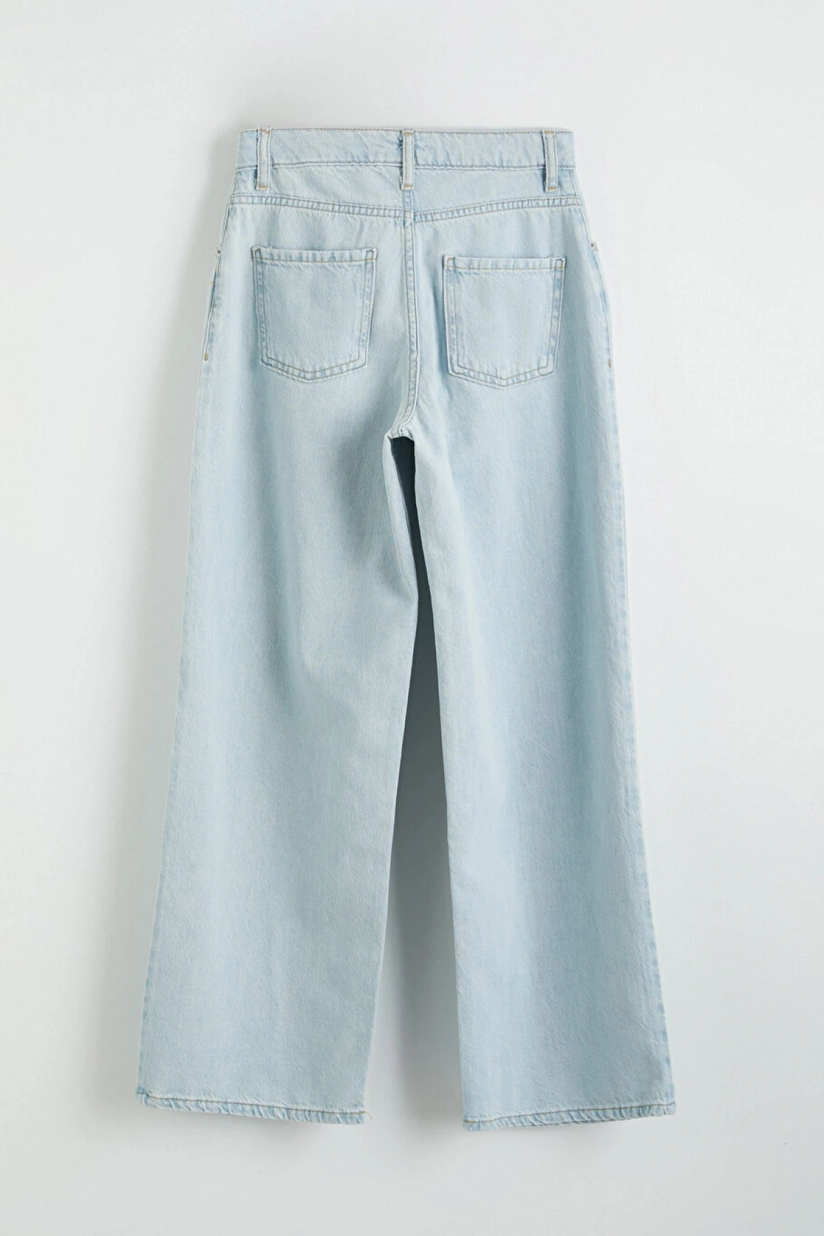 LCW Kids Indigo Baggy Fit Kız Çocuk Jean Pantolon