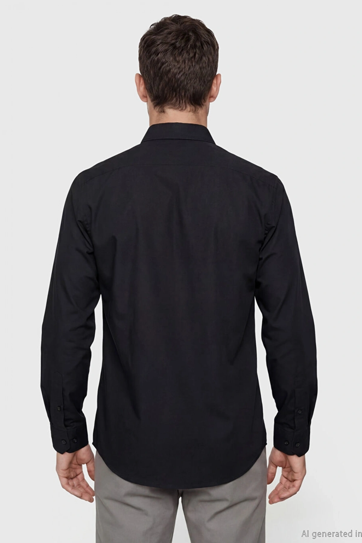 LCW BUSINESS Siyah Regular Fit Erkek Gömlek