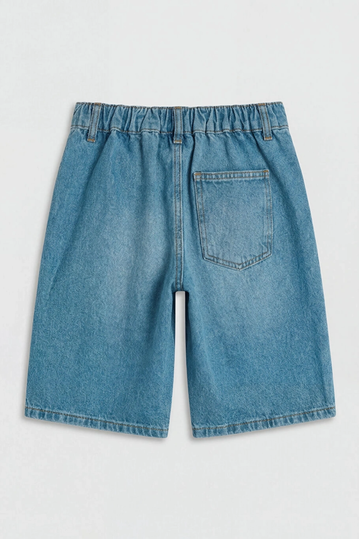 LCW Kids Indigo Yırtık Detaylı Erkek Çocuk Jean Şort