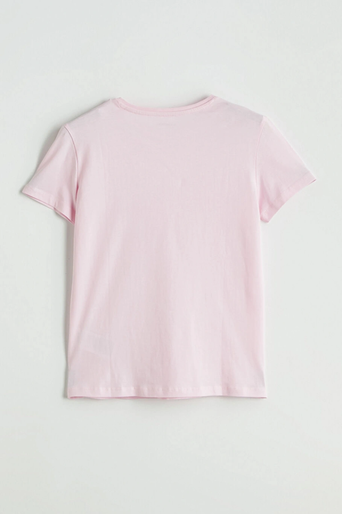 LCW Kids Pembe Bisiklet Yaka Kız Çocuk Tişört 2li