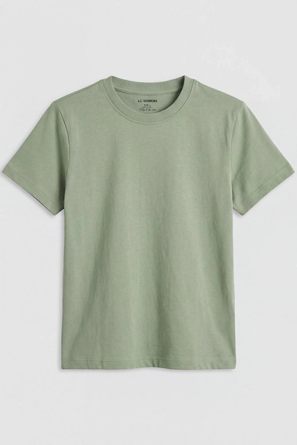 LCW Kids Yeşil Bisiklet Yaka Erkek Çocuk Tişört 3lü