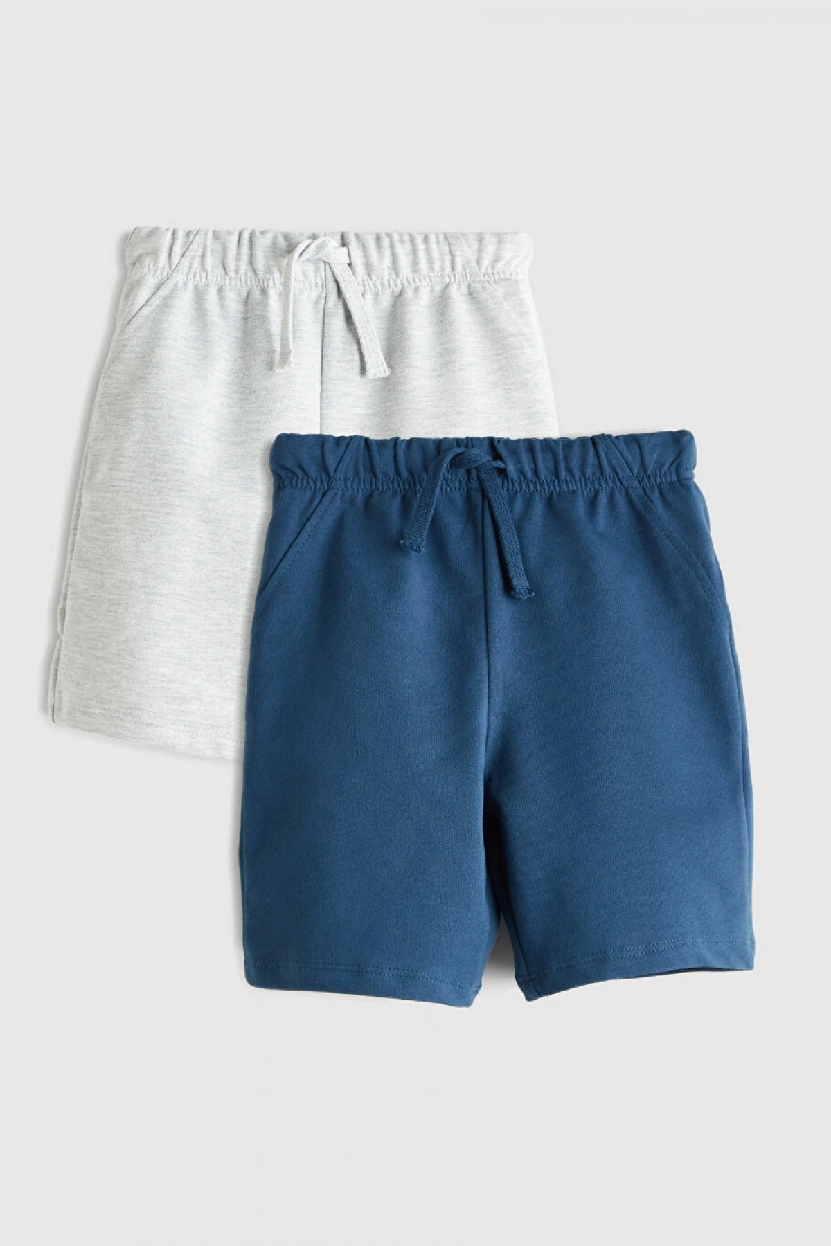 LCW Kids Indigo Beli Lastikli Basic Erkek Çocuk Şort 2li