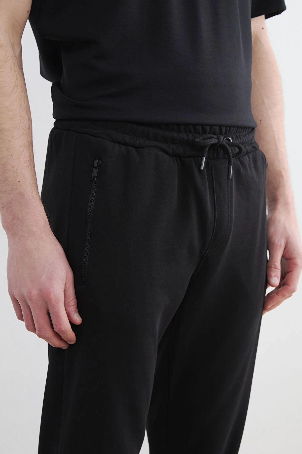 LCWAIKIKI Classic Siyah Standart Kalıp Erkek Jogger Eşofman Altı