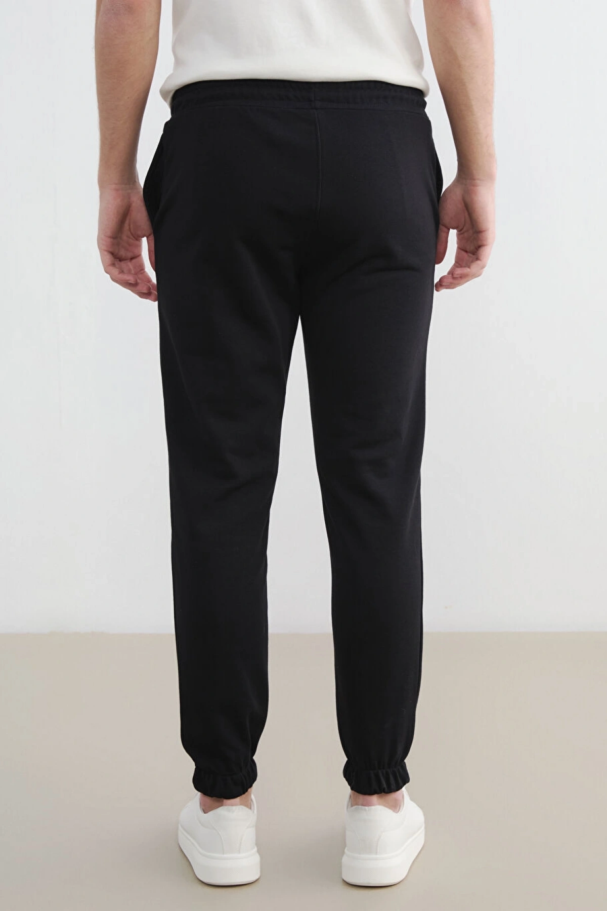 XSIDE Siyah Standart Kalıp Erkek Jogger Eşofman Alt