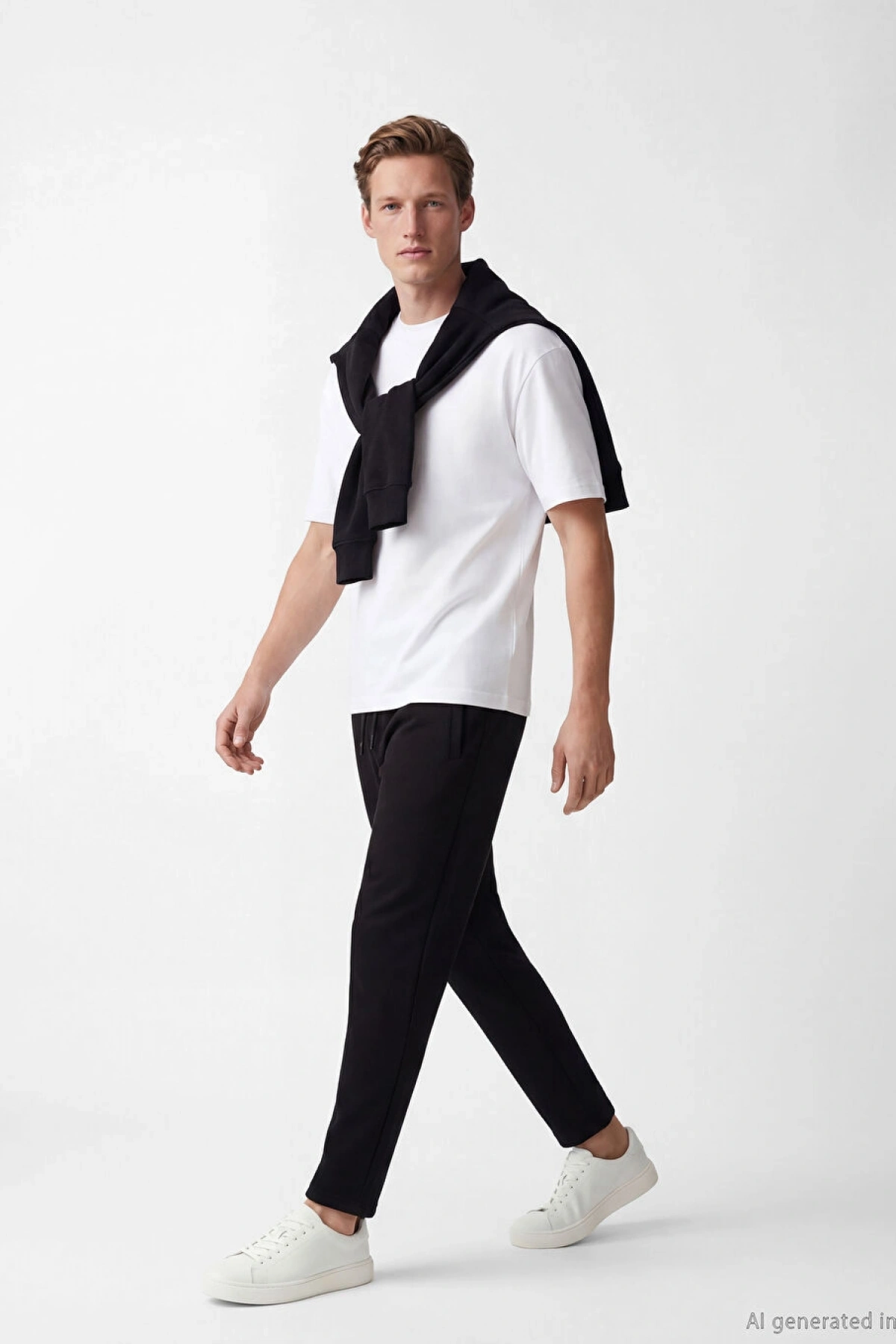 SOUTHBLUE Siyah Standart Kalıp Erkek Eşofman Altı