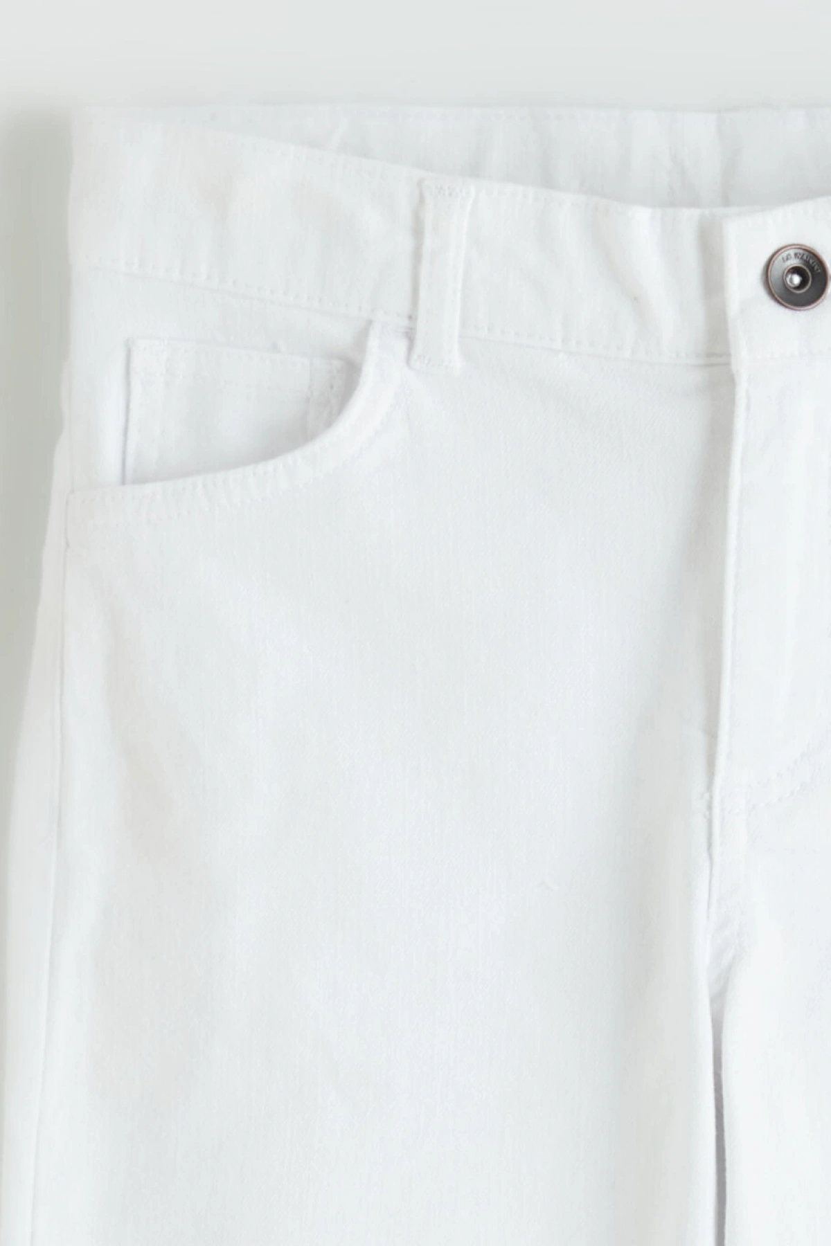 LCW Kids Beyaz Slim Fit Erkek Çocuk Pantolon