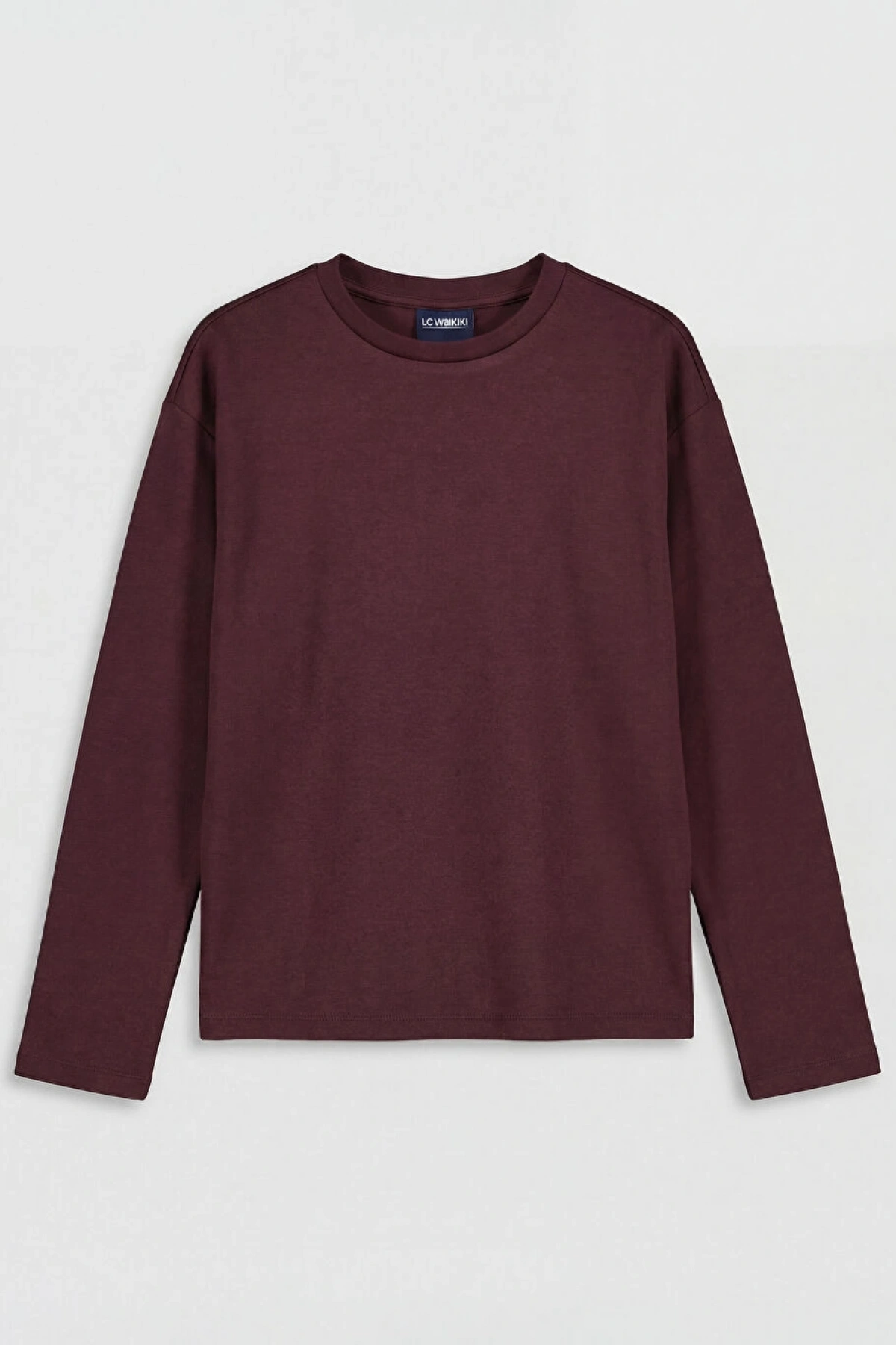 LCW Kids Mürdüm Bisiklet Yaka Kız Çocuk Soft Touch Tişört