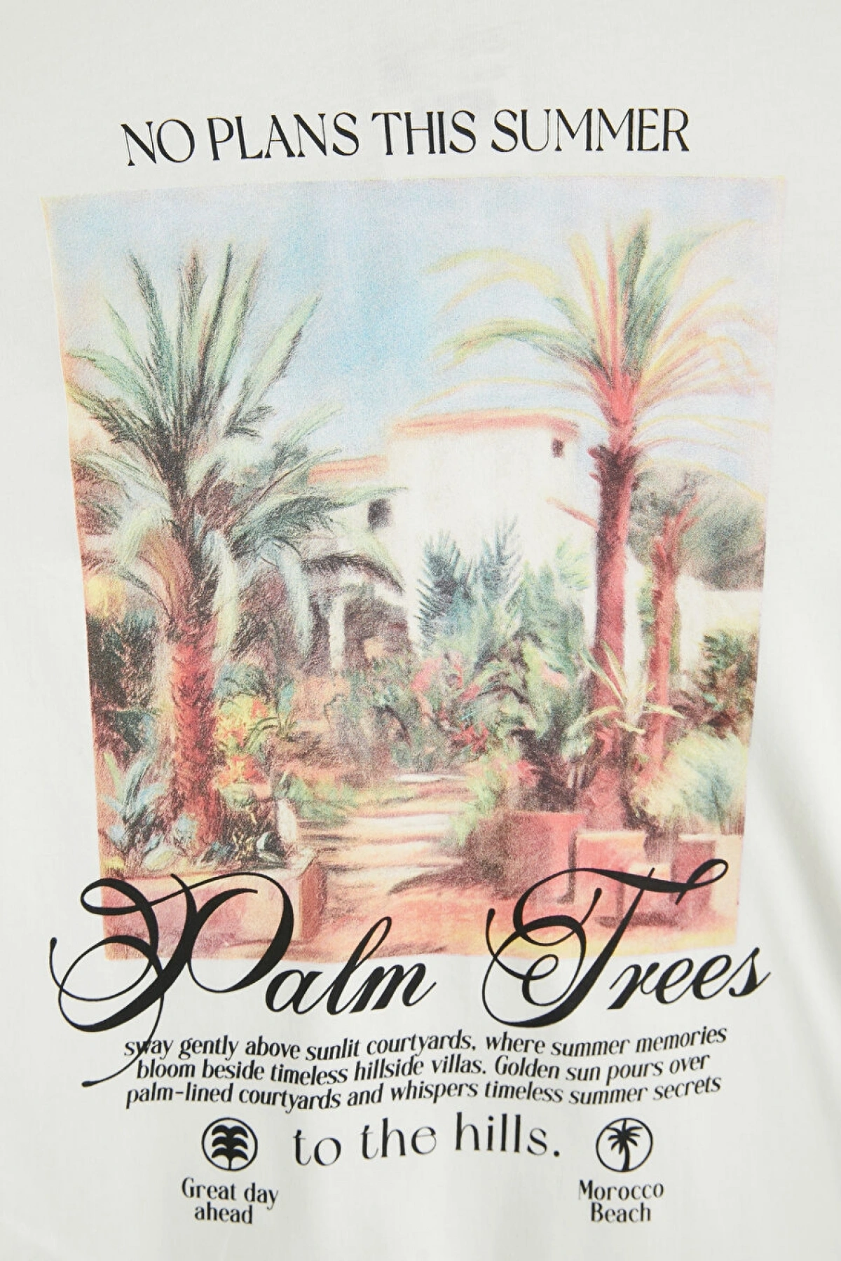 LCW Kids Ekru Bisiklet Yaka Baskılı Erkek Çocuk Tişört