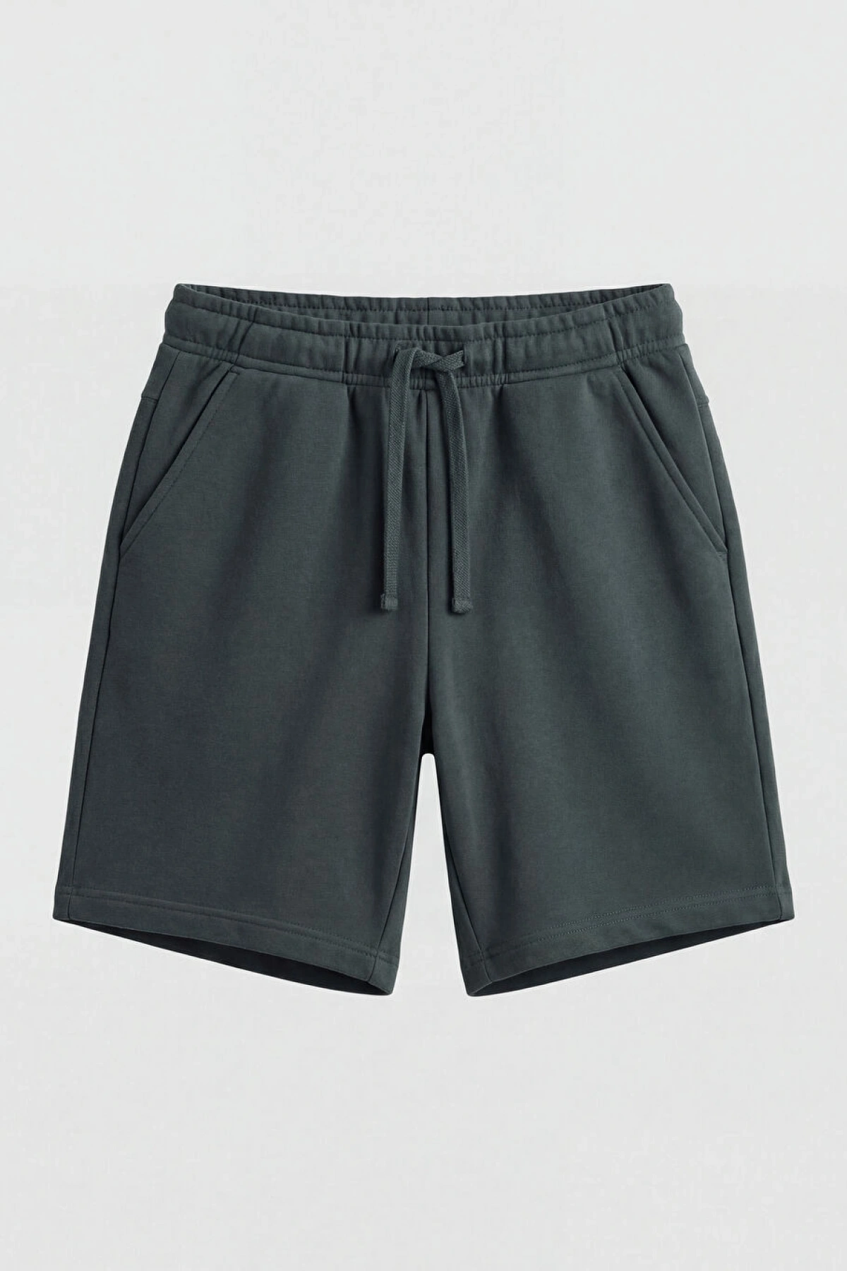 LCW Kids Antrasit Beli Bağcıklı Erkek Çocuk Şort 2li