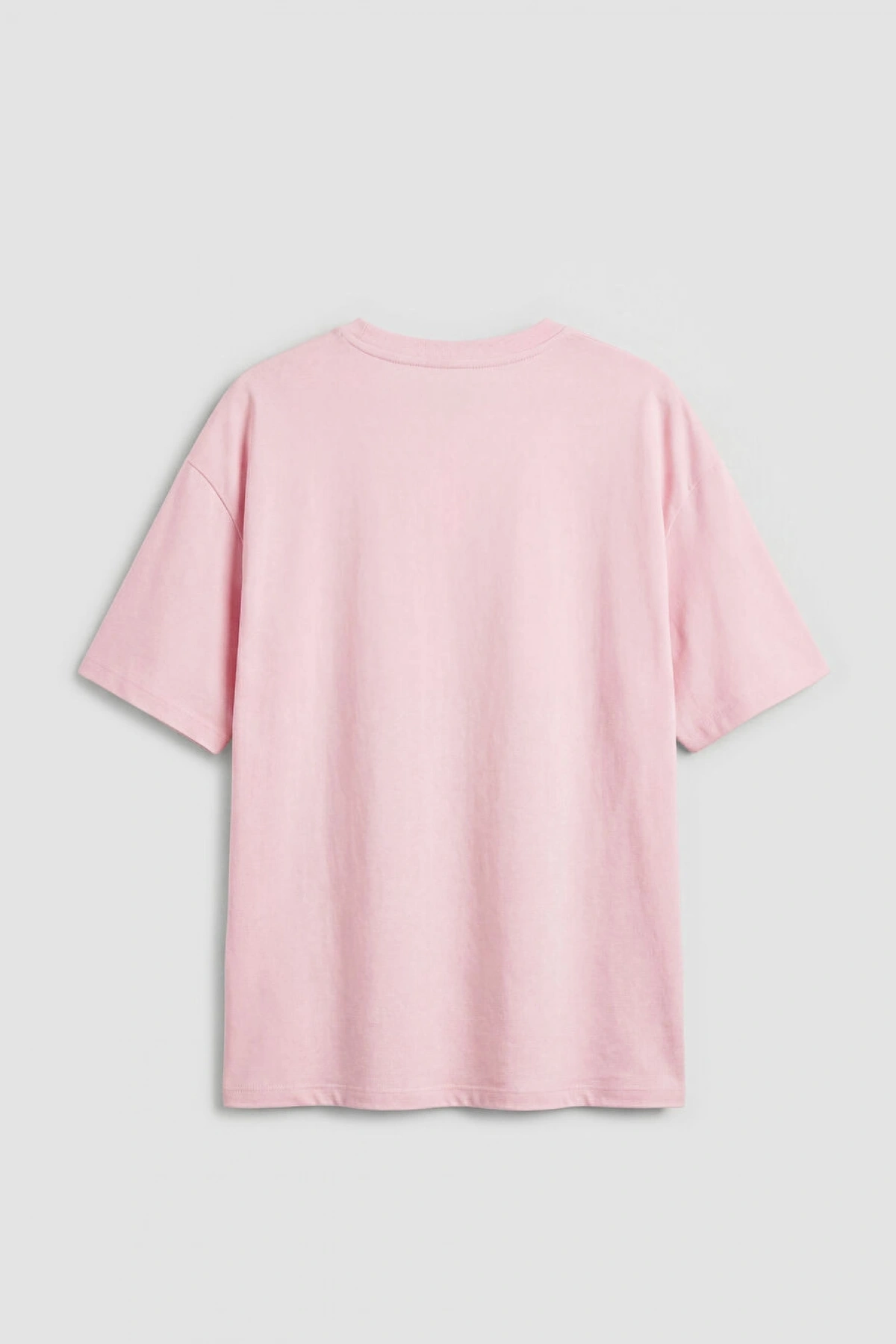 LCW Kids Pembe Bisiklet Yaka Baskılı Kız Çocuk Tişört