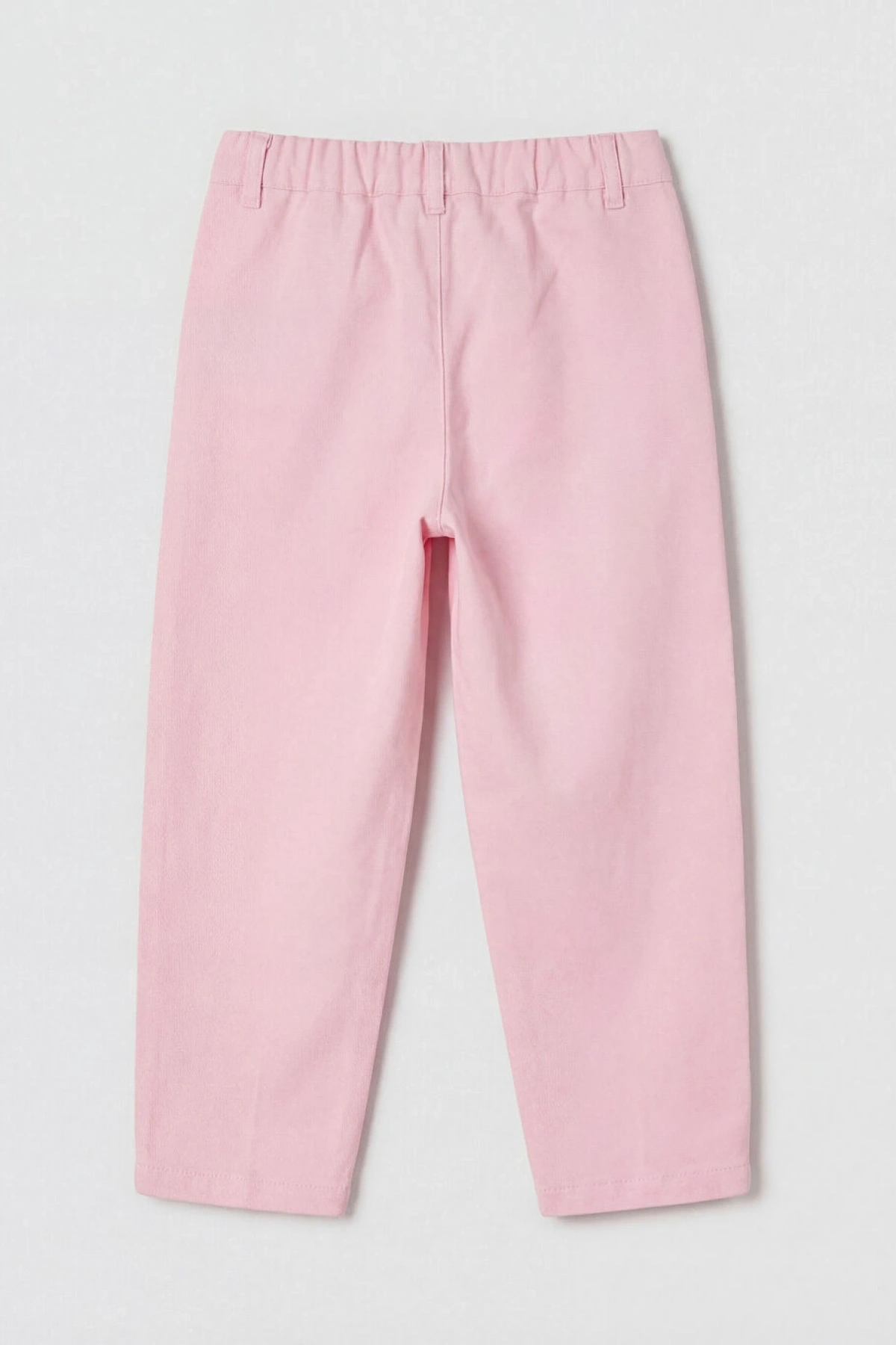 LCW Kids Pembe Kız Çocuk Taşlı Gabardin Pantolon