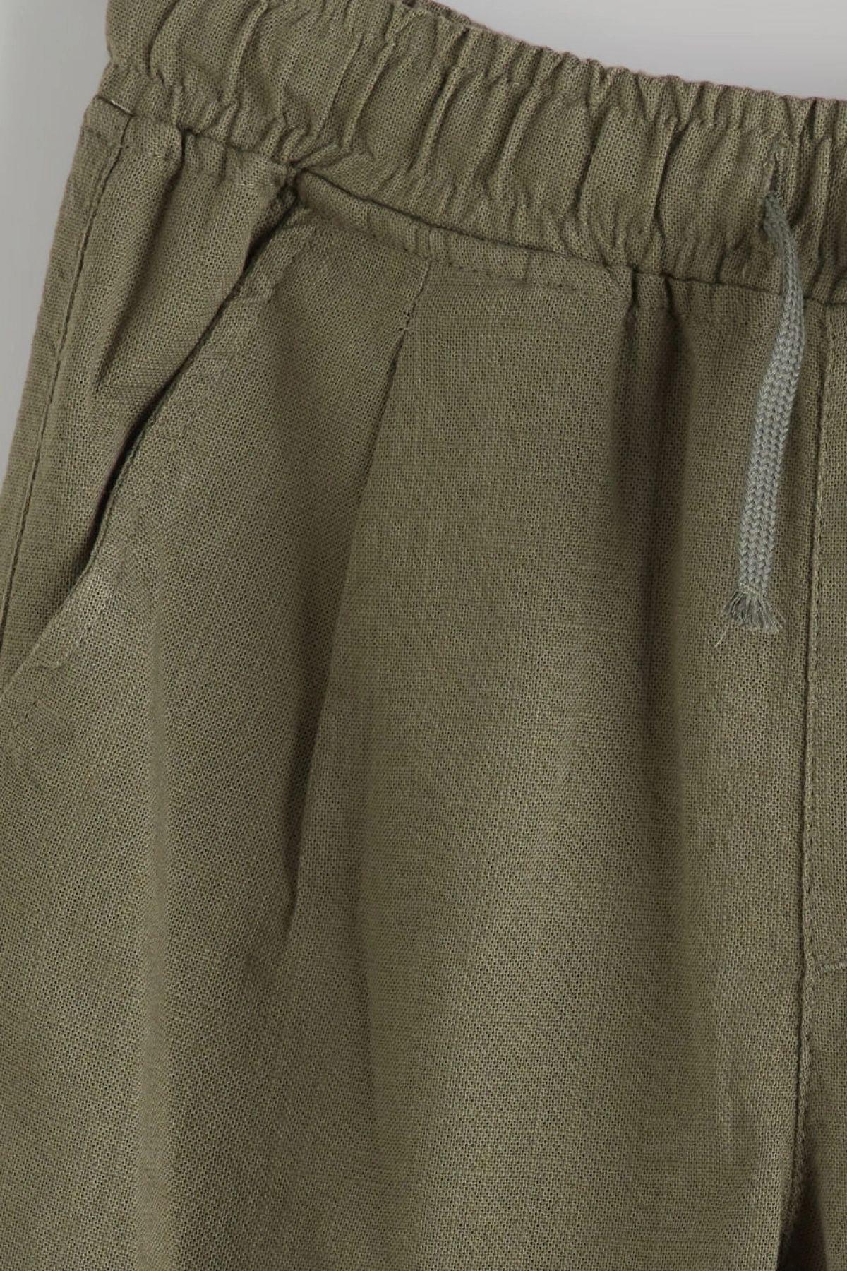 LCW Kids Haki Beli Lastikli Basic Erkek Çocuk Şort