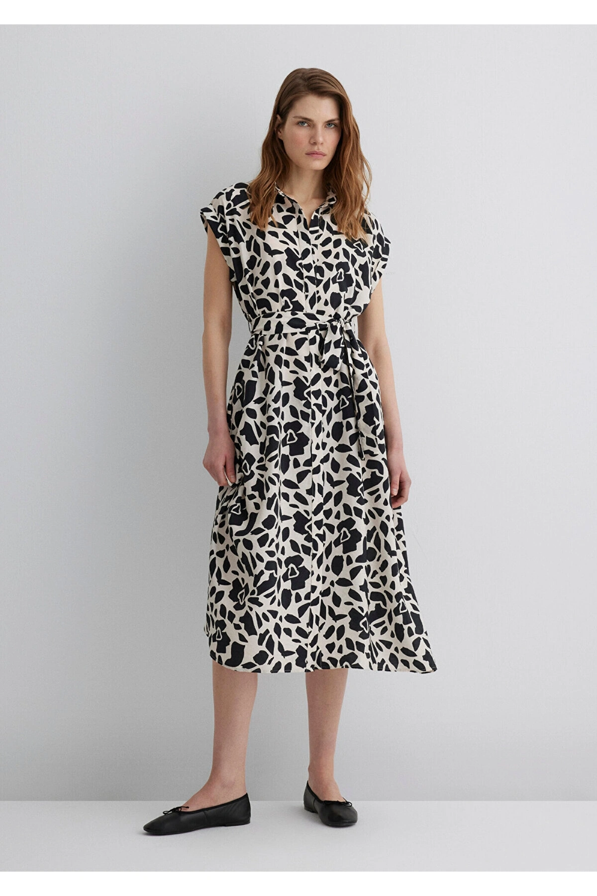 Mavi Baskılı Elbise 1310673-89865