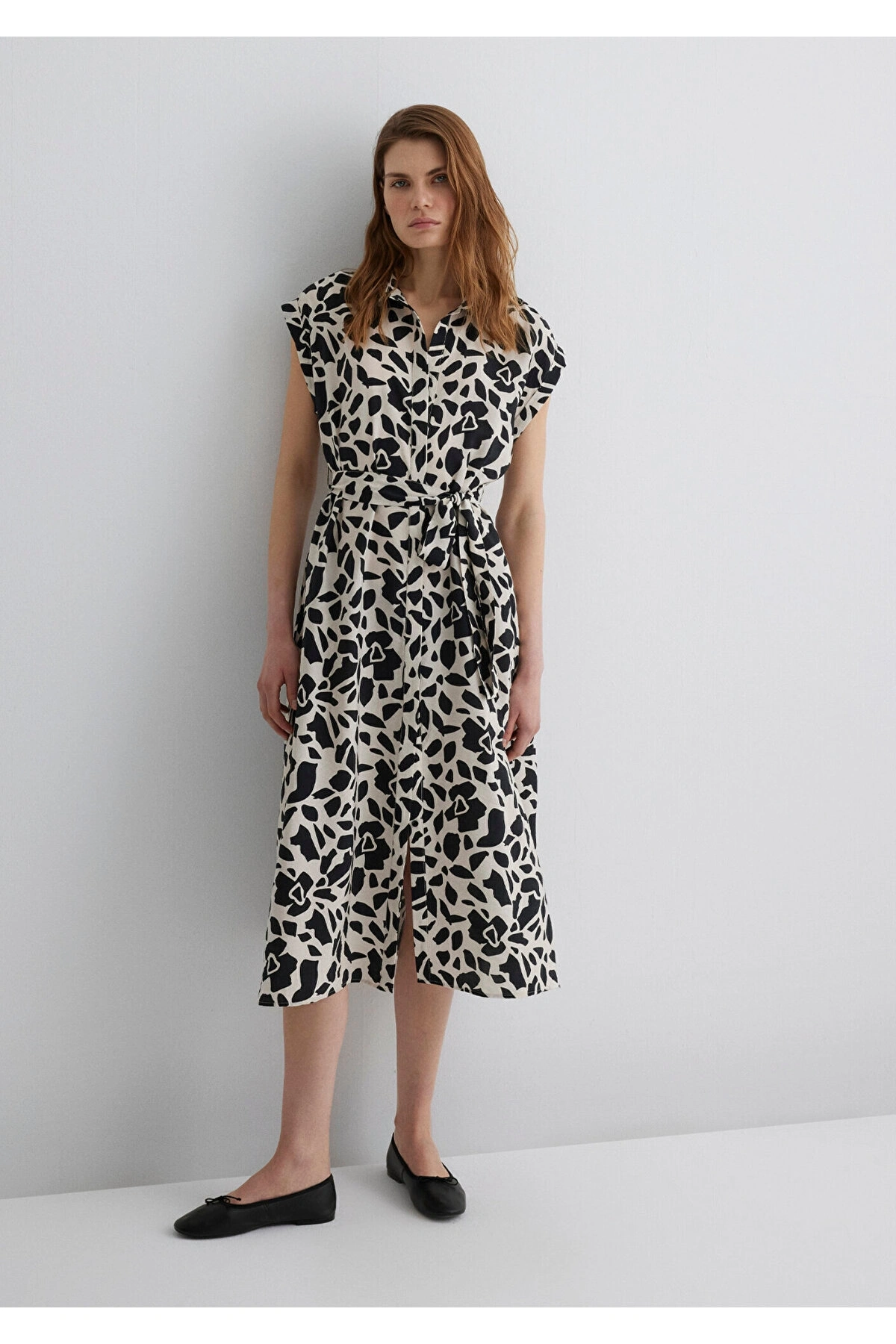 Mavi Baskılı Elbise 1310673-89865