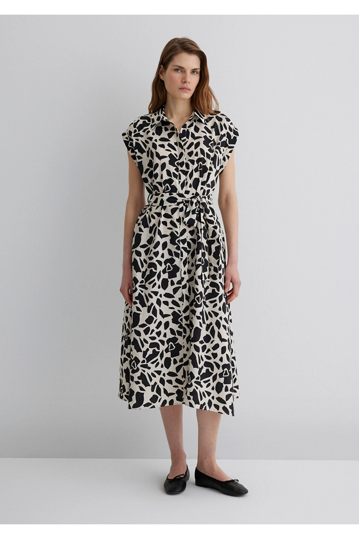 Mavi Baskılı Elbise 1310673-89865