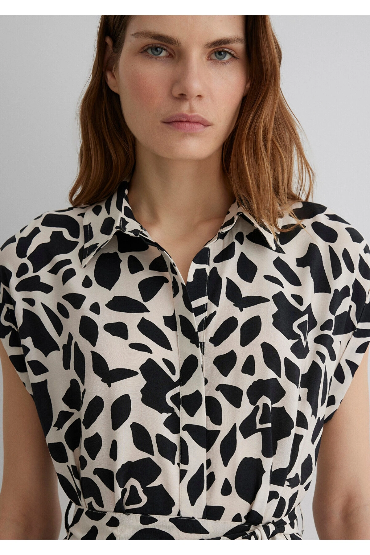 Mavi Baskılı Elbise 1310673-89865