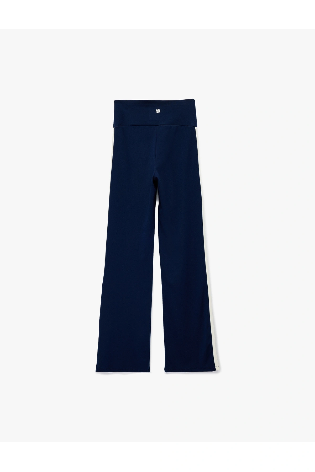 Koton İspanyol Paça Şerit Detaylı İnterlok Kumaş Spor Tayt