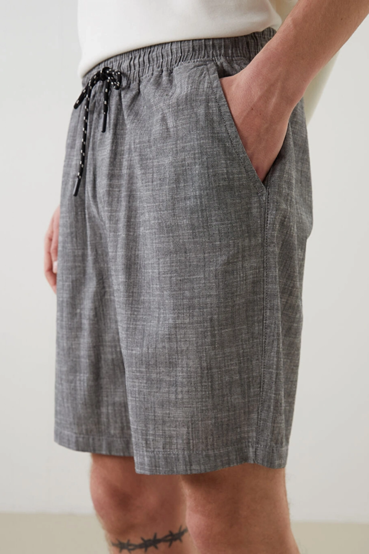 XSIDE Standart Kalıp Poplin Erkek Şort