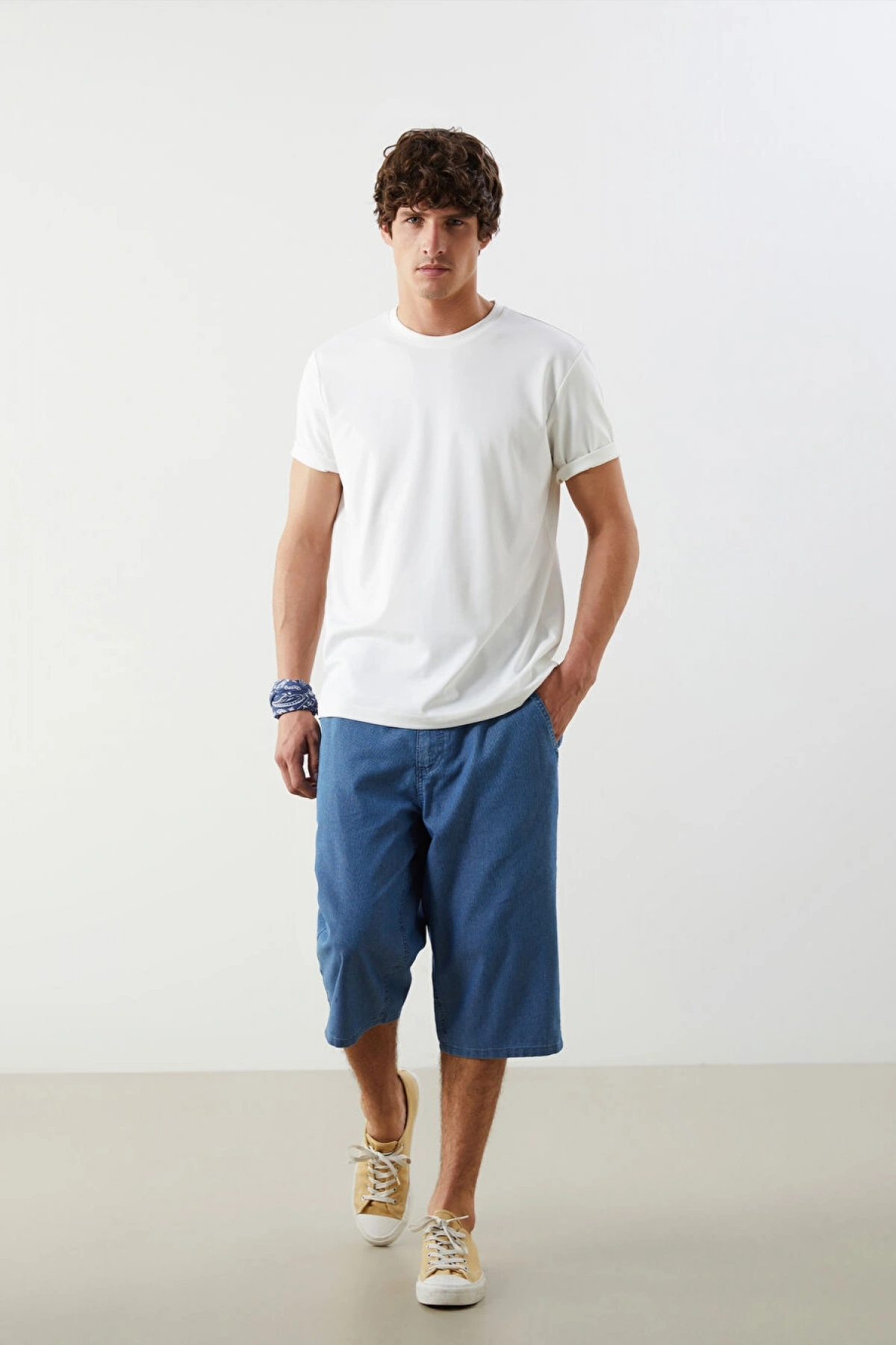 LCW Jeans Indigo Standart Kalıp Erkek Jean Şort